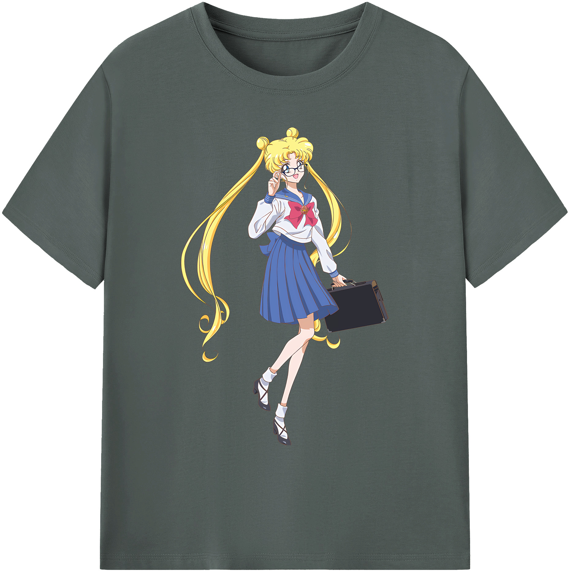 （画像用） 美少女戦士セーラームーン 愛野 美奈子 あいの みなこ Sailor Moon Aino Minako 綿100％ メンズ半袖Tシャツ｜肌触りやわらか＆通気性